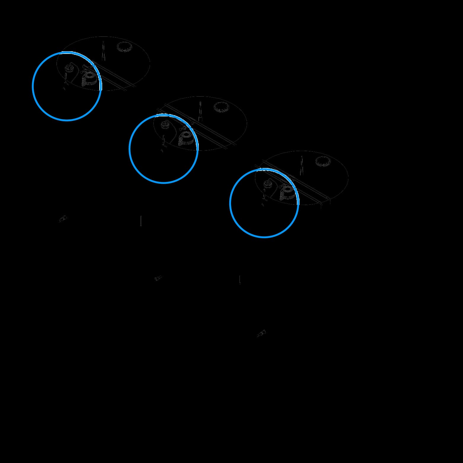 Connected tank sensors across a tank battery